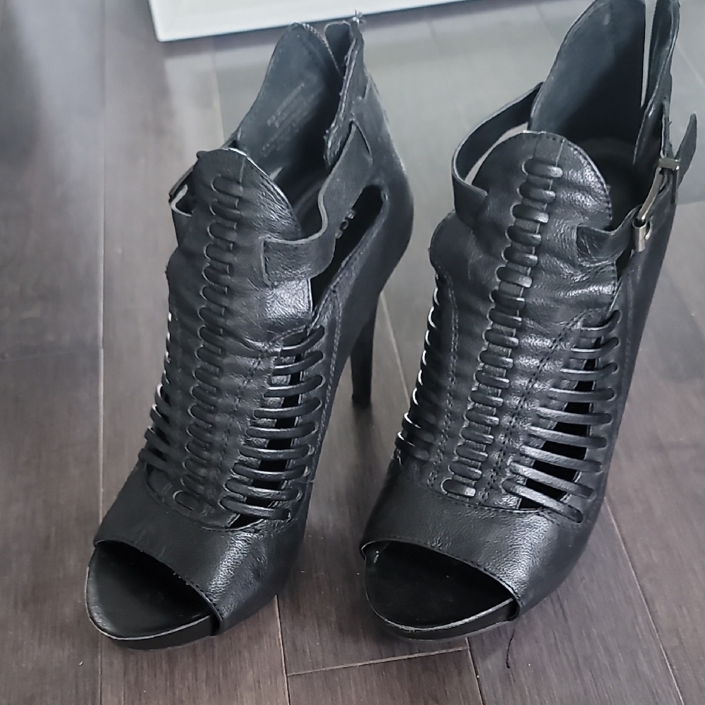 Black Women's High Heel Sandals